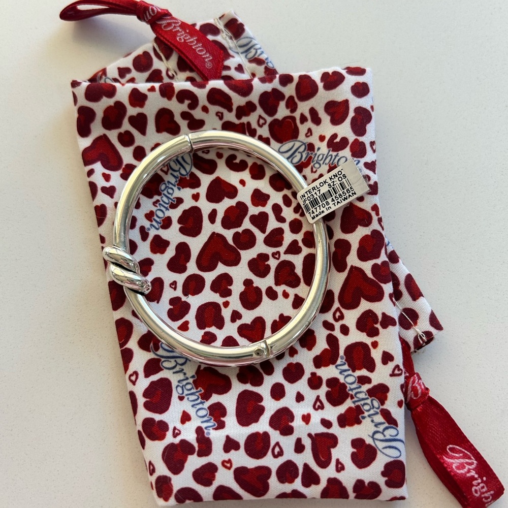 Brighton Silver Bracelet with Heart Pouch